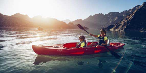 Hatta Kayaking at Hatta Dam