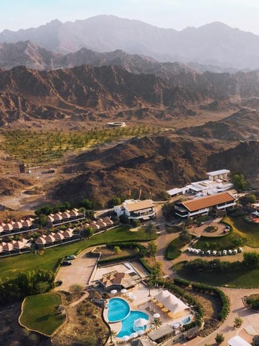 Hatta Fort Hotel Bird View