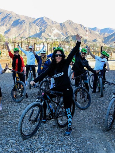 Biking in Hatta