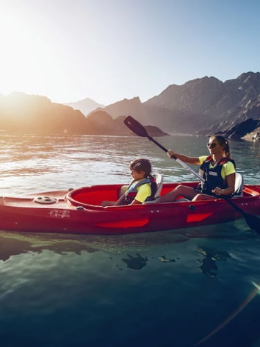 Hatta Kayaking at Hatta Dam