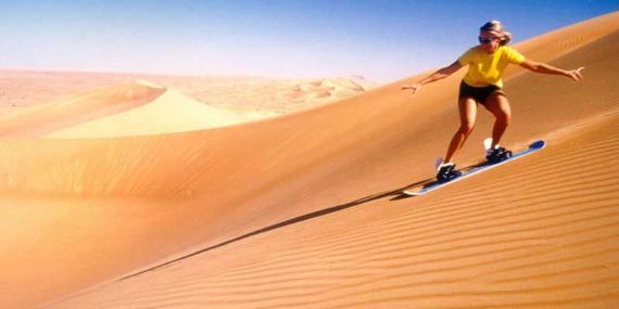 sandboarding