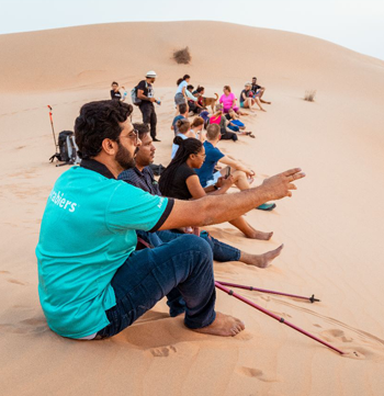 Liwa trekking and Overnight Desert Camping