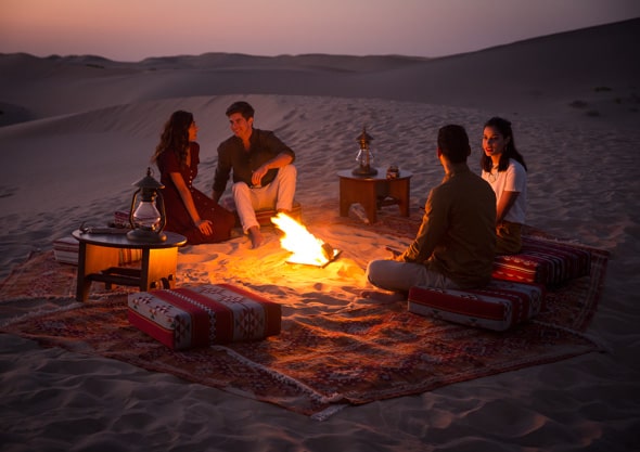Al Wathba Jumeirah Hotel Romantic desert dinner