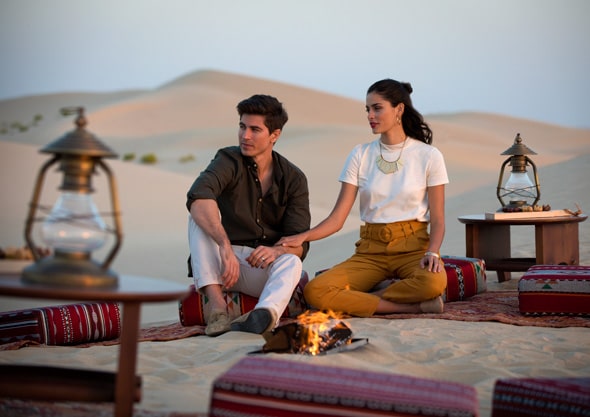 Al Wathba Jumeirah Hotel Romantic desert dinner