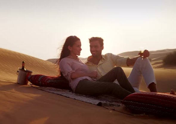 Romantic Rub Al Khali (Empty Quarter) Highest Dune Sunset Champagne