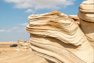 Morning Desert Safari, Al Watba Fossil Rock & Camel Race Track
