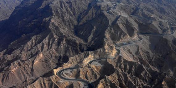 highest peak - Jebel Hafeet