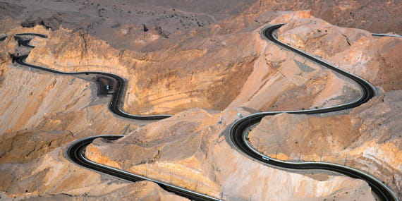 highest peak - Jebel Hafeet