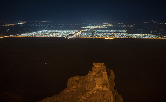 Nights Views of Al Ain & Roads to Jabel hafeet