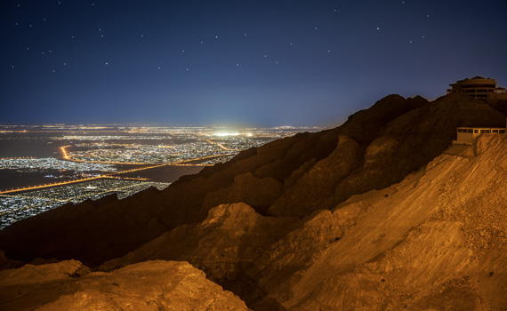 Nights Views of Al Ain & Roads to Jabel hafeet