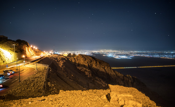 Nights Views of Al Ain & Roads to Jabel hafeet