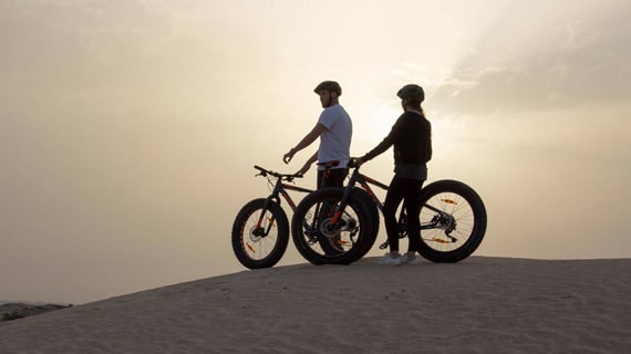 Fat bike ride Al Wathaba