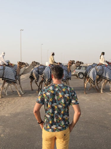 Chance to see the camel race training