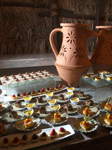International dinner buffet
