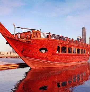 Dubai Marina Sightseeing Wooden Boat