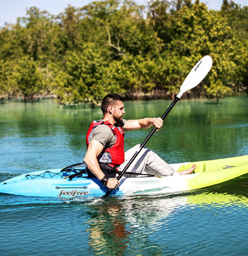 Guided Kayak around eastern Mangrove