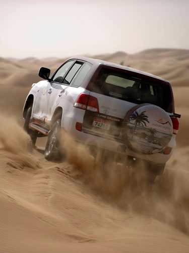 Dune bashing