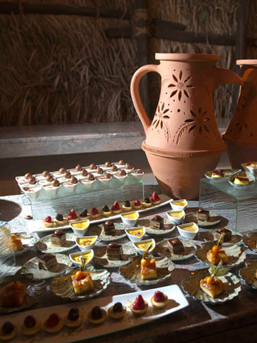 International dinner buffet