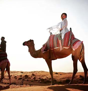 Camel Ride Ras Al Khaimah with 4x4 transfer