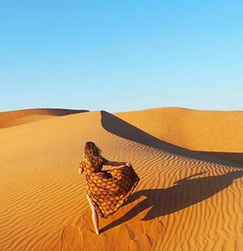 Evening Desert Tour Ras Al Khaima with 4x4 Transfers