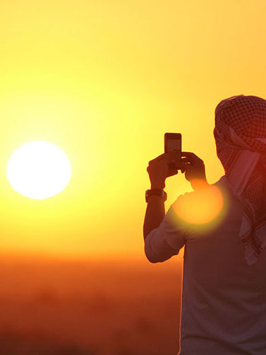 Sunrise views in Al Khatim