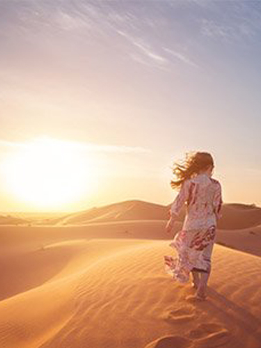 Sunset from Al Khatim Mega Dunes 