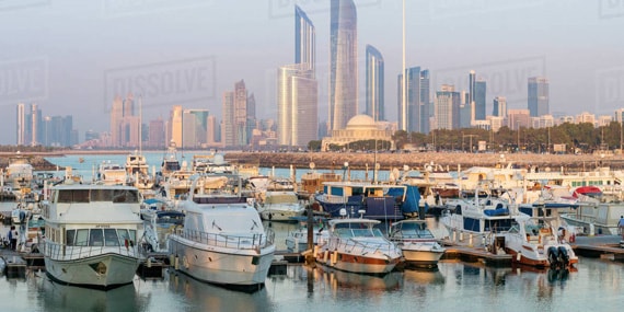 Abu Dhabi marina yacht club