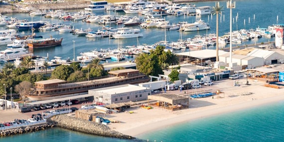 Abu Dhabi marina yacht club