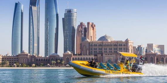 The yellow boat Abu Dhabi