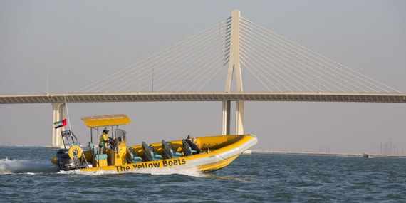 The yellow boat Abu Dhabi