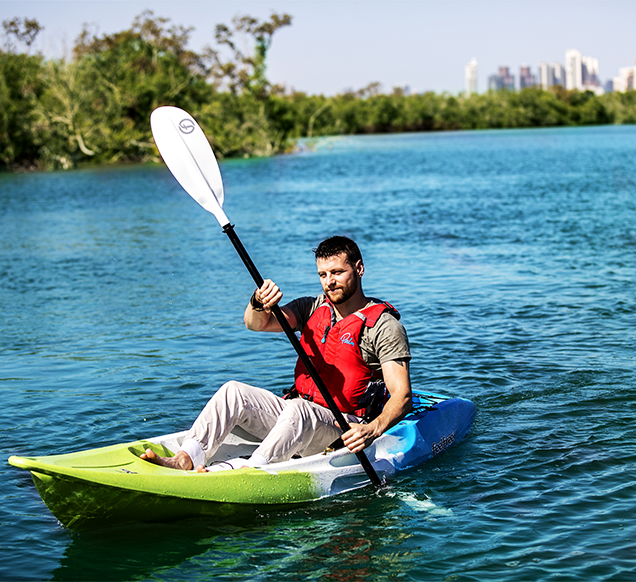 Guided Kayak around eastern Mangrove