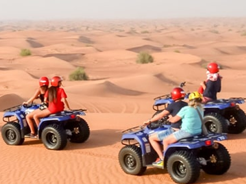 Come and Drive Quad Bikes in Abu Dhabi Desert 