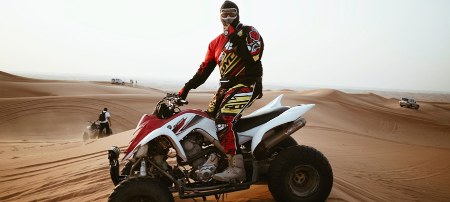 ATV ride in desert
