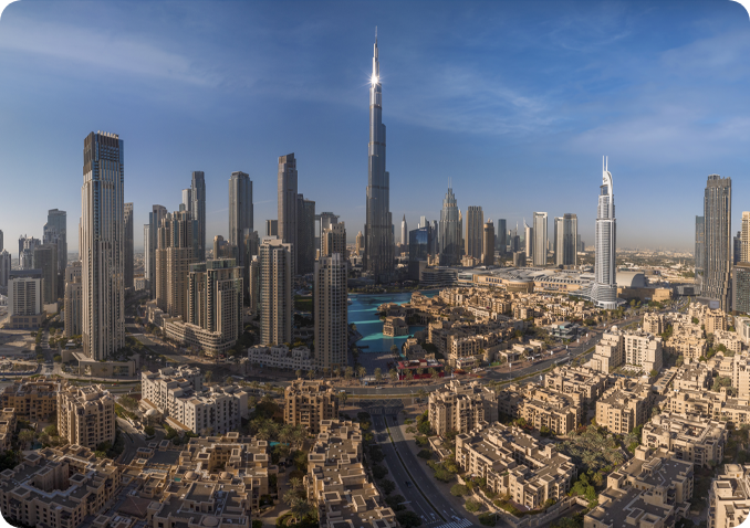  Burj Khalifa Entry from Airport