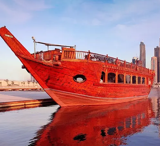 Dubai Marina Sightseeing Wooden Boat