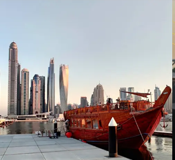 Dubai Marina Sightseeing Wooden Boat