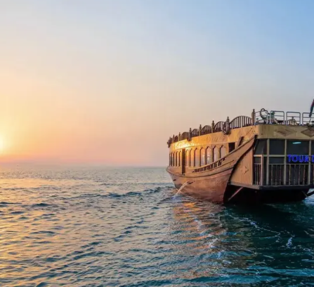 Dubai Marina Sunset Wooden Boat Tour