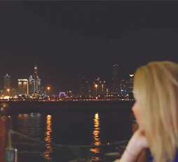 Dubai Canal New Year Luxury Wooden Boat Tour