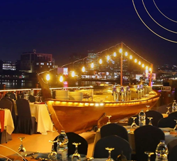 Dubai Creek Royal Dinner Wooden Boat