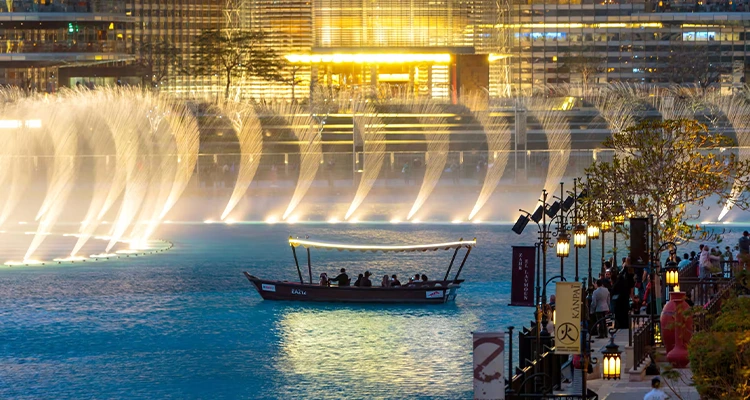 Dubai Fountain Show at Burj Khalifa