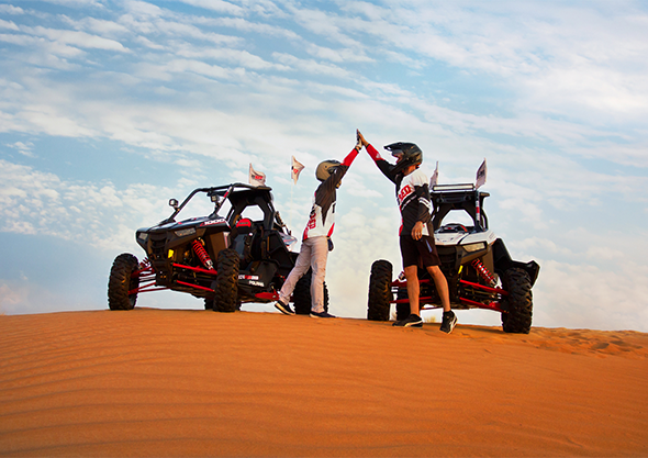 Dubai Desert 4x4 off-road Polaris RS1 buggy ride