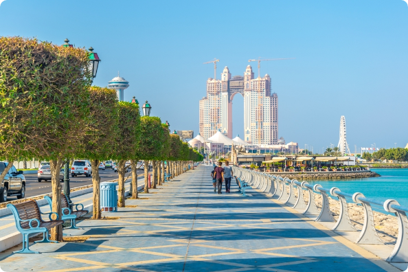 Abu Dhabi corniche