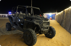 Private Evening desert tour with Polaris dune buggy