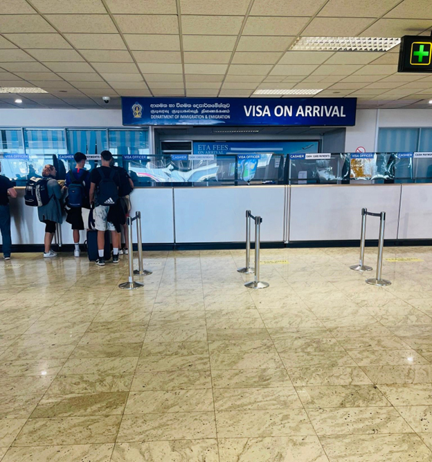 Image of the Department of Immigration and Emigration Office at the SL Airport 