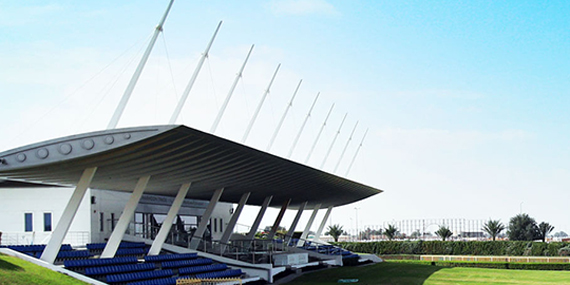 Cheer on your camel at the Al Marmoom Camel Race Track