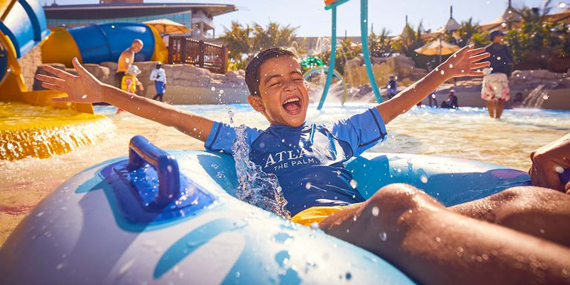 Get soaked at Atlantis Aquaventure Waterpark