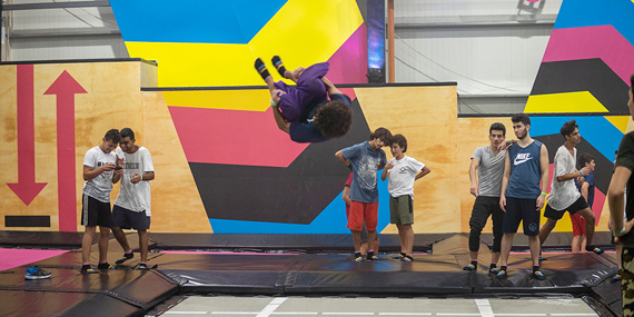 Flip till you drop at Bounce Dubai