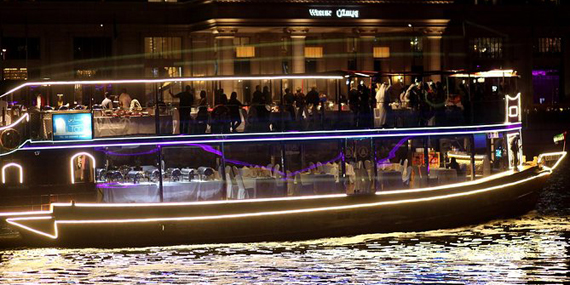 Take a dinner cruise down the canal