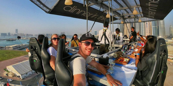 Plan a meal at Dinner In The Sky