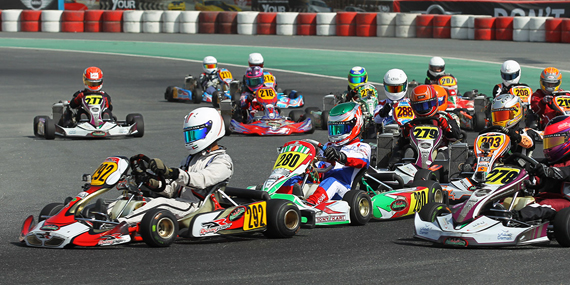 Strap into a go-kart at the Dubai Kartdrome